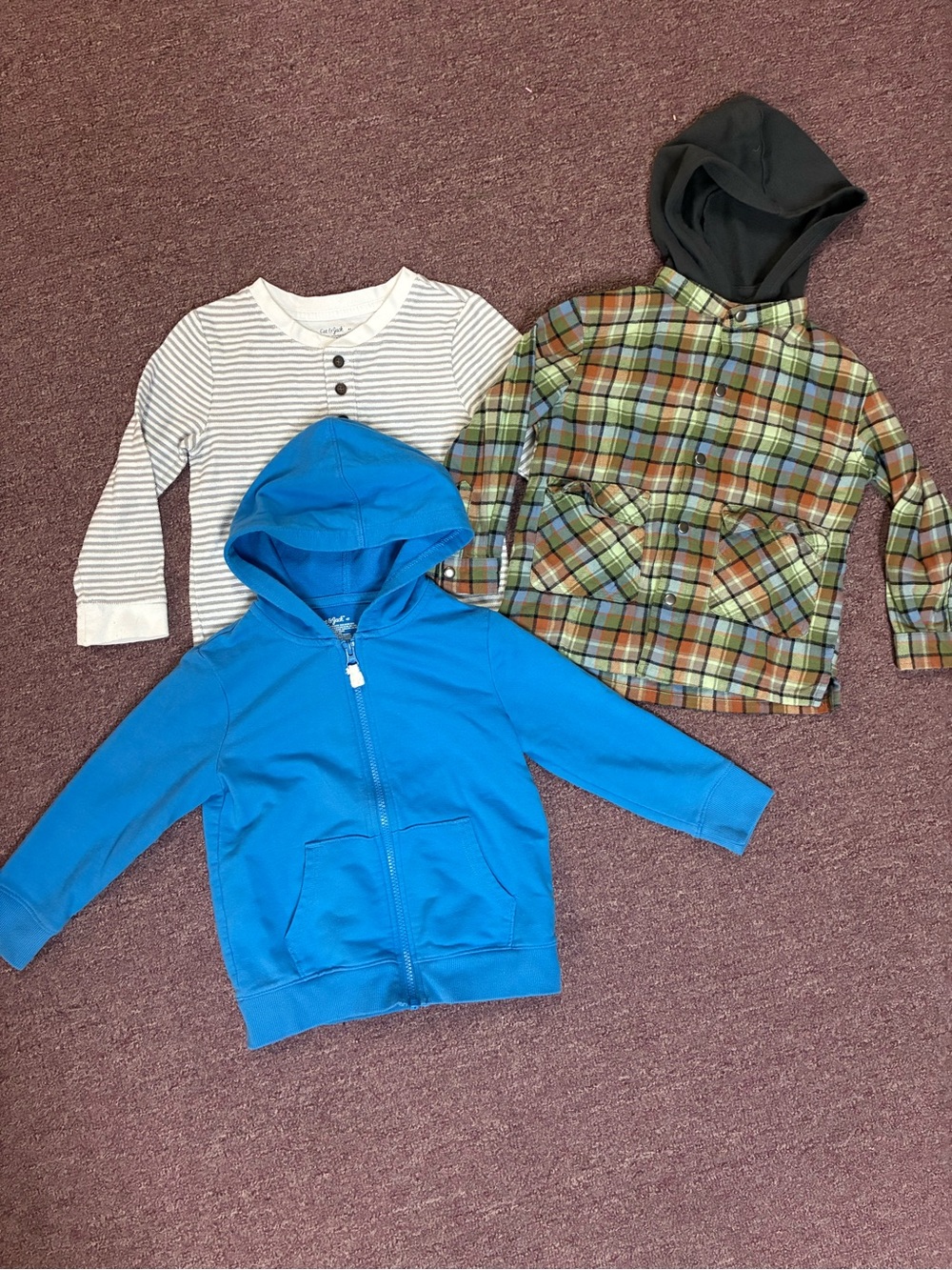 Cat & Jack Bright Blue Zip Hoodie for Kids